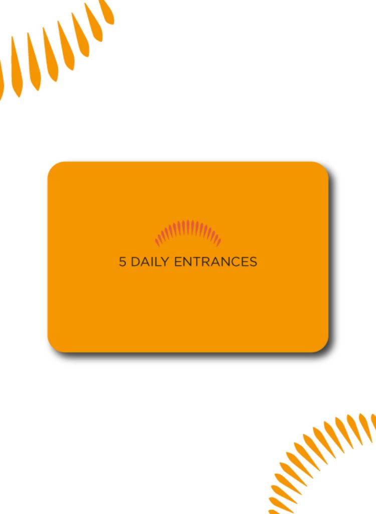 5 daily admission | all access