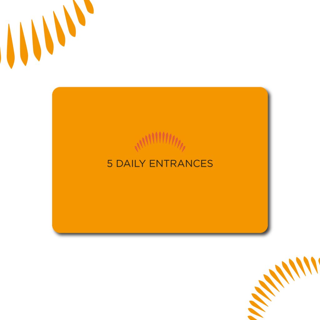 5 daily admission | all access